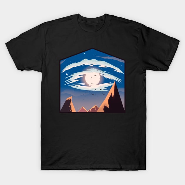 Eye Of Horus 2d Landscape - Mythology Lover T-Shirt by Dener Queiroz